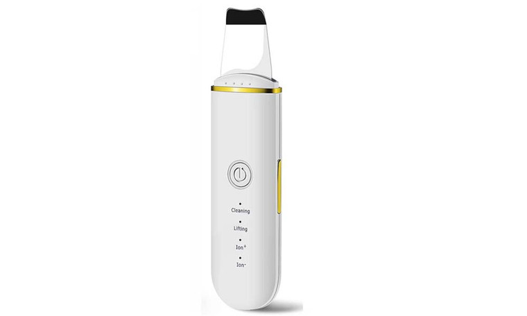 ICB Ultrasonic Face Scrubber & Skin Spatula – 4-Mode Electric Blackhead Remover & Pore Cleanser for Deep Extraction