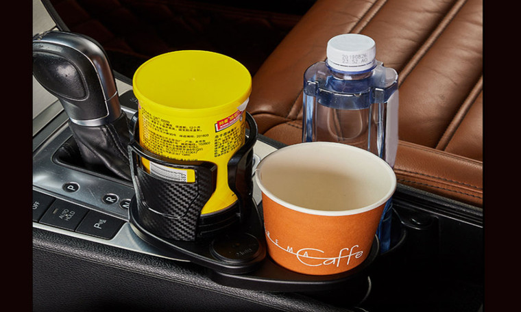 Cup Holder with Storage Box