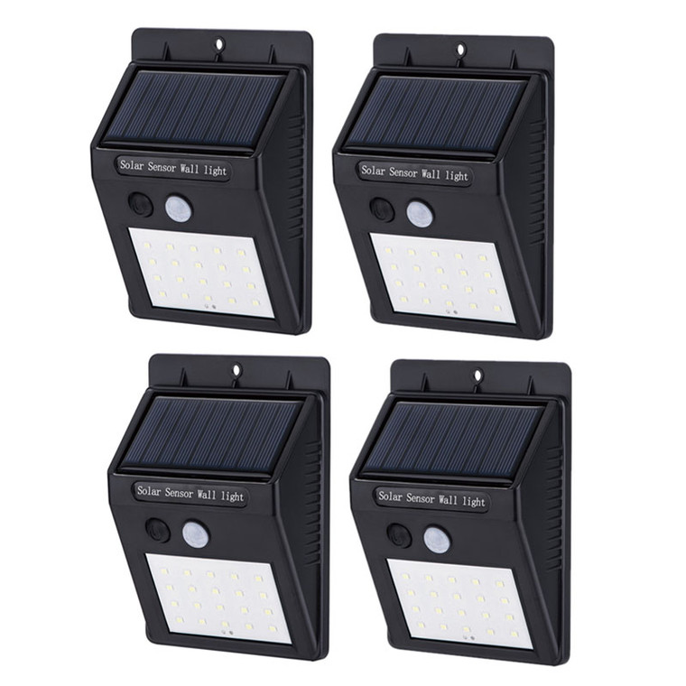 Solar Lights Outdoor, Solar Security Lights- 4 Packs