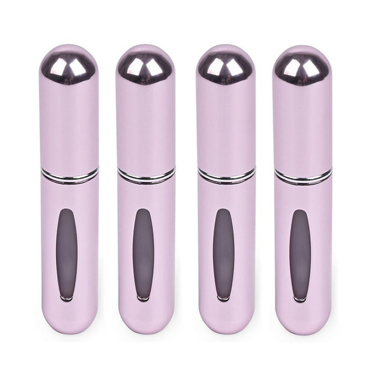 ICB Portable Mini Refillable Perfume Atomiser Bottle Atomiser Travel Size Spray Bottles Accessories, 4 set