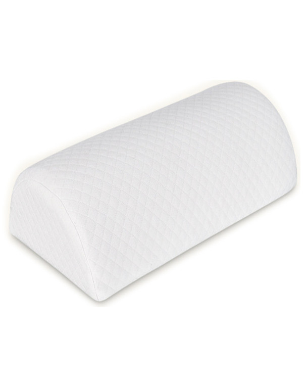 Half Moon Memory Foam Pillow Bolster Knee Support & Leg Elevator