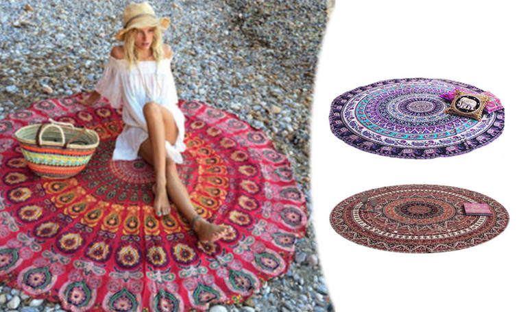 Round Beach Throws