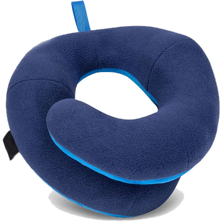 Double Support Memory Foam Neck Pillow – Ergonomic Cervical Contour Pillow for Dual Alignment & Pain Relief