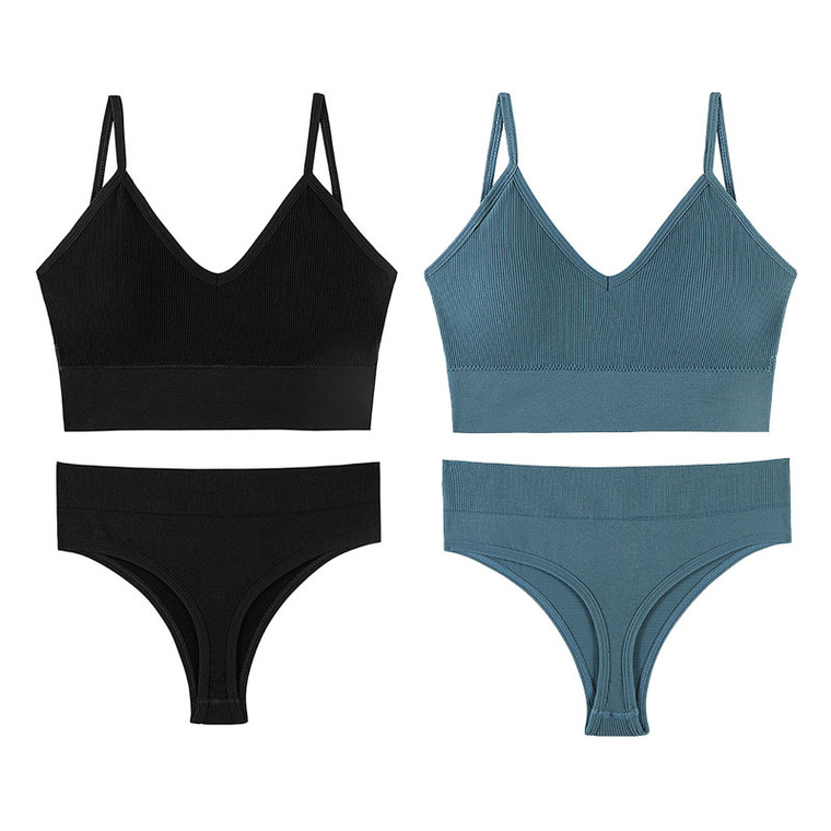 Womens Sports Halter Top Set 2 Pack