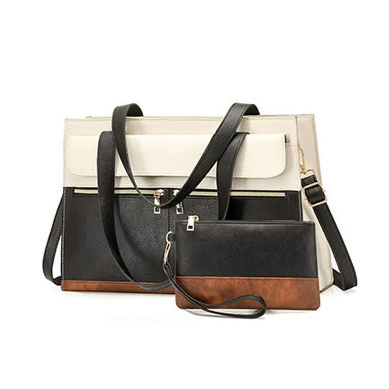 Ladies Business Notebook Tote Bag with Purse – Elegant & Multi-Functional Work Bag Set