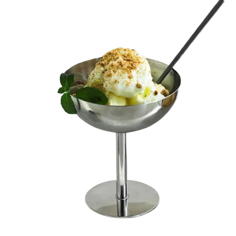 Stainless Steel Ice Cream Bowls – Durable 200ML Dessert Cups with Sleek Mirror Finish & Modern Design