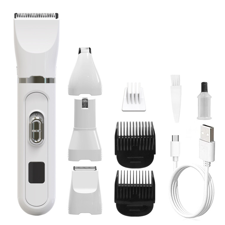 4-in-1 Cordless Electric Pet Trimmer 