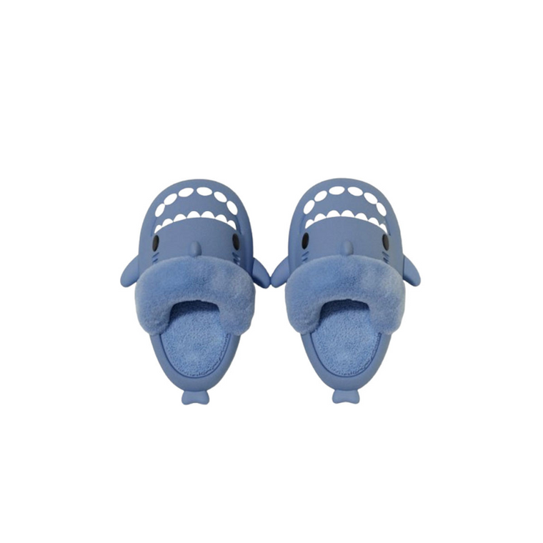 Shark Slippers with Detachable Fleece 