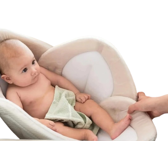 Baby Bath Mat Cushion - 80cm Non-Slip Soft Sponge & Mesh Bather Pad for Newborn Bathtub & Sink Splashing