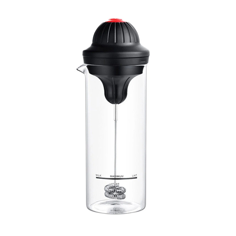 Electric Frother with Measuring Cup