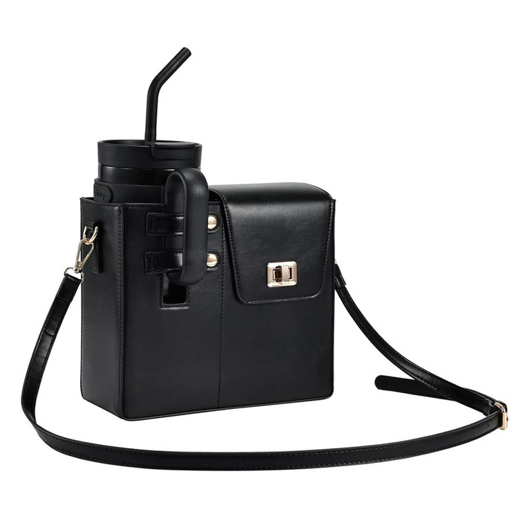 Portable Crossbody Water Cup Purse Bag with Strap – Stylish & Functional Everyday Bag