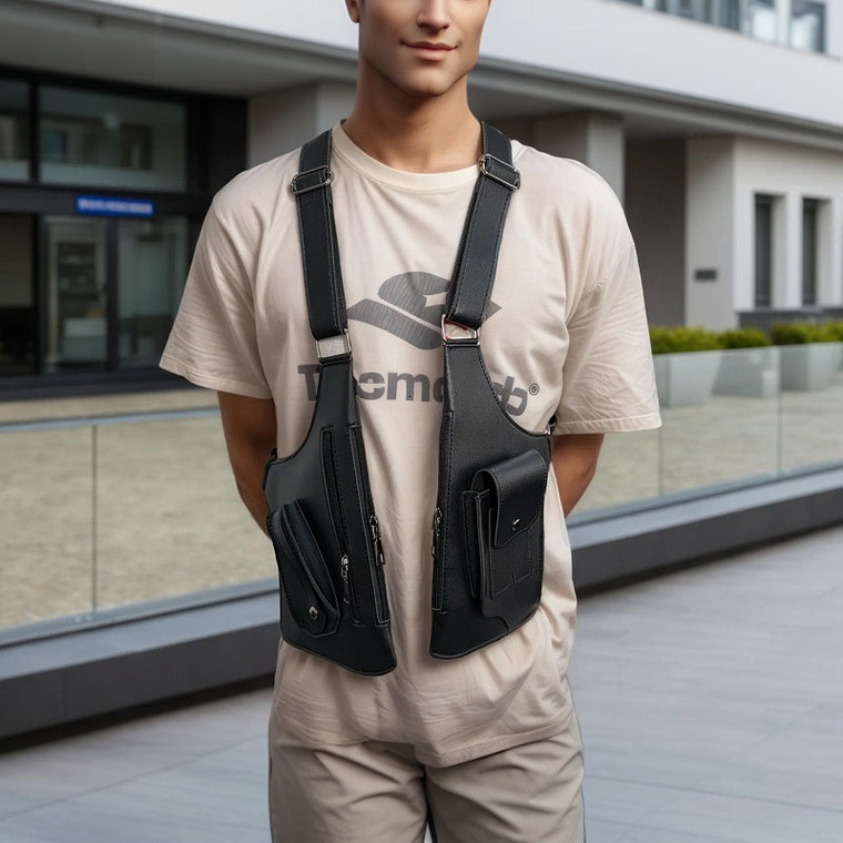 Double Shoulder Armpit Cloaking Bag for Men – Stylish & Practical Carrying Solution