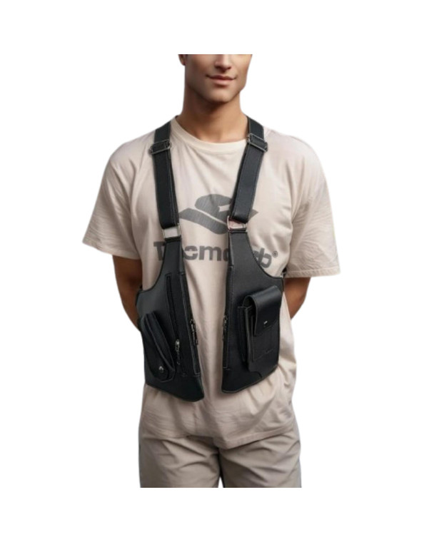 Double Shoulder Armpit Cloaking Bag Anti-Theft Concealed Travel Harness with Secure Pockets for Essentials