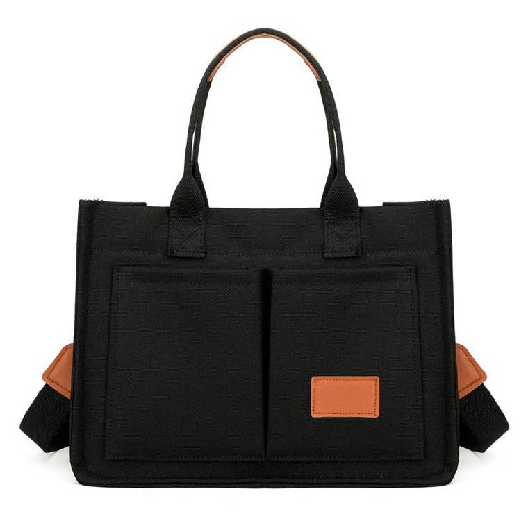 Canvas Crossbody Tote Bag – Stylish Everyday Shoulder Bag – Spacious & Lightweight Design