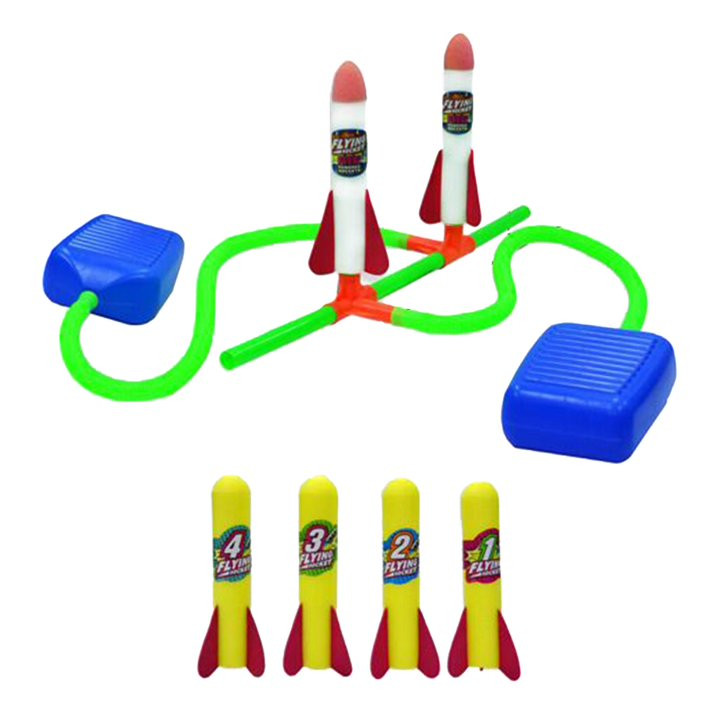 Glint Flying Rocket Double – Outdoor Foam Rocket Toy – Fun Launch Game for Kids