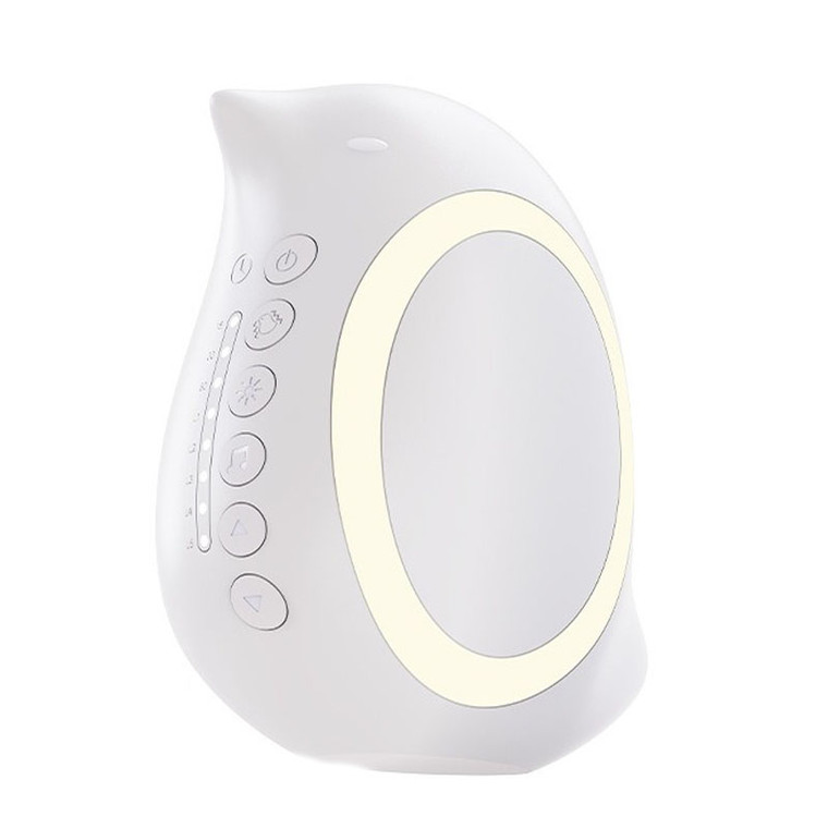 Small Bird White Noise Machine for Baby - Rechargeable Sleep Sound Machine with Night Light