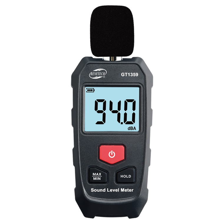 Portable Digital Sound Meter - Digital Noise Measurement Device with LCD Screen - Version 2