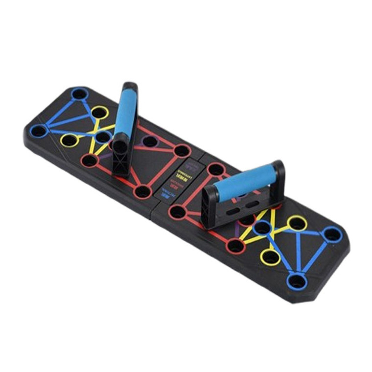 Multifunction Push Up Board - Colour-Coded Home Fitness Strength Training System