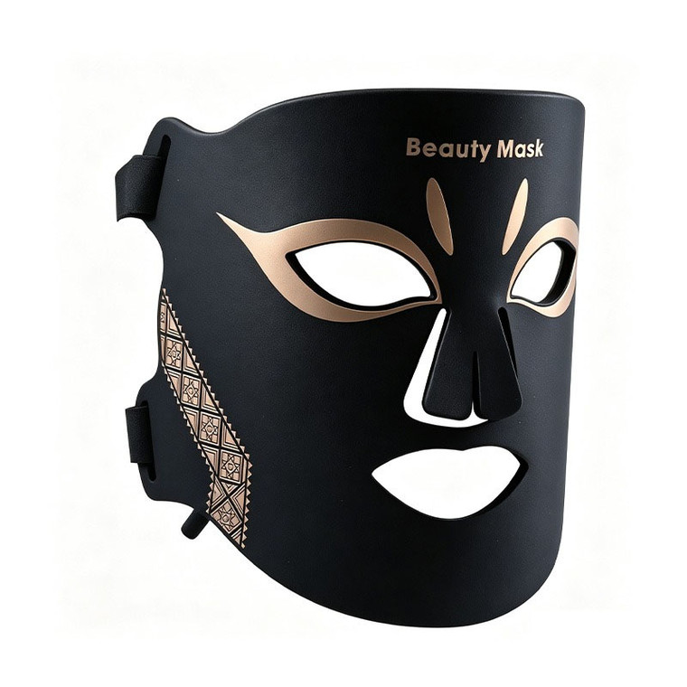 Rechargeable 4-Ear LED Light Therapy Face Mask – Infrared Facial Skincare Device for Skin Rejuvenation & Acne Care - Version 1
