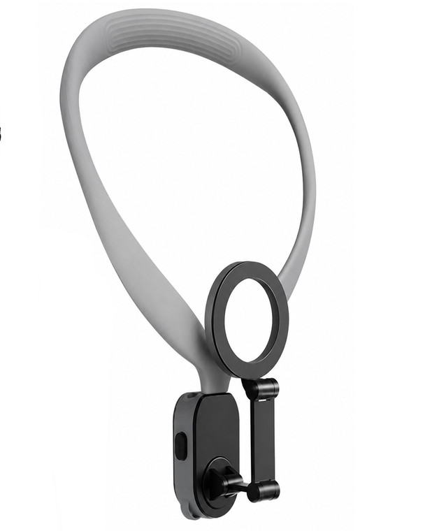 Magnetic Neck Phone Holder – Hands-Free Wearable Smartphone Mount for POV & Vlog Recording