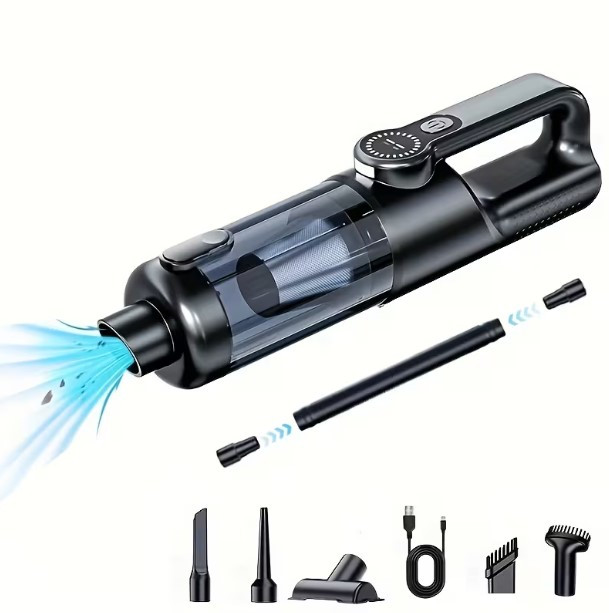 17000Pa Cordless Car Vacuum Cleaner – Portable High-Power Handheld Vacuum