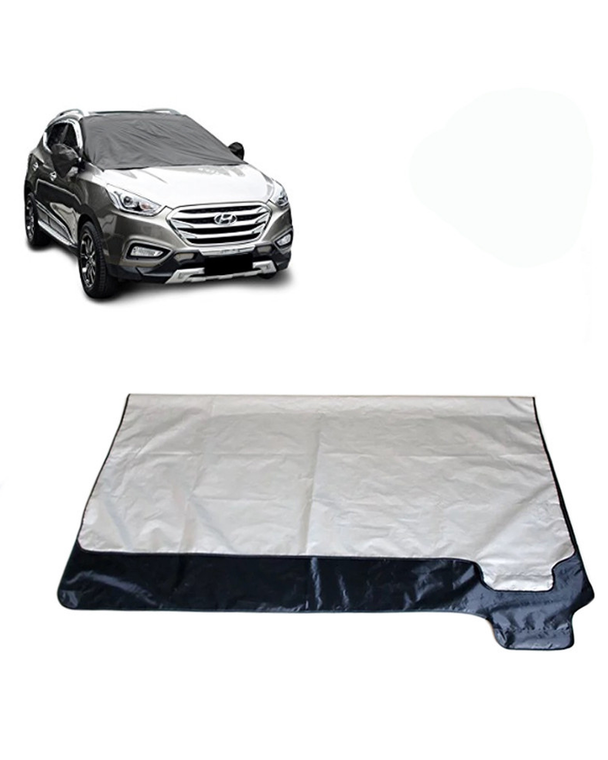 Magnetic Car Windshield Snow Cover Anti-Ice Frost Protection Shield & Sun Shade Universal Fit Auto Screen Cover