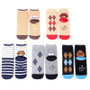 Fun Colorful Socks Patterned- Dog's Face on Socks (Back Face) 5 pairs Fun Colorful Socks Patterned- Dog's Face on Socks (Back Face) 5 pairs