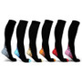 Athletic Unisex Compression Socks  for Circulation Running Fitness -  6pairs
