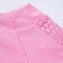 Long Sleeve Shirts for Women Casual Round Neck Lace Tunic Tops