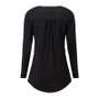 Long Sleeve Tunic Tops with Button Placket