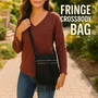 Women Faux Suede Crossbody Shoulder Bag Fringe Weave Tassel Messenger Handbag Women Faux Suede Crossbody Shoulder Bag Fringe Weave Tassel Messenger Handbag