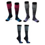 Graduated Compression Socks for Women and Men Knee High Sock , 3 packs