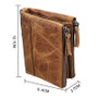 Mens RFID Wallet With Zipper And Credit Card Slots Mens RFID Wallet With Zipper And Credit Card Slots