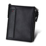 Mens RFID Wallet With Zipper And Credit Card Slots Mens RFID Wallet With Zipper And Credit Card Slots