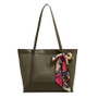 ICB Oxford Tote Bag With Two Interior Zipper Bag