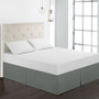Quilted Bed Valance Fully Fitted Bed Skirt