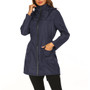 Womens Midi-Length Rain Jacket