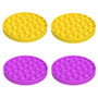 Kids Pop It Push Pop Bubble Silent Sensory Fidget Stress Relief Toy - 10 Pack