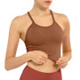 Women's Seamless Rib-Knit Crop Tank Tops 2 Pack