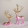 Golden Deer Set Statue – Elegant Handcrafted Resin Figurines (Set of 2)