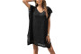 Womens Joint Beach Cover with Hollow V Neck Womens Joint Beach Cover with Hollow V Neck
