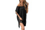 Womens Joint Beach Cover with Hollow V Neck Womens Joint Beach Cover with Hollow V Neck