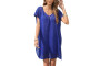 Womens Joint Beach Cover with Hollow V Neck Womens Joint Beach Cover with Hollow V Neck
