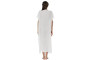 Womens Long Beach Cover with Color Front Panel Womens Long Beach Cover with Color Front Panel