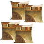 Retro Ethnic Style Throw Pillow Cover - 4 Packs