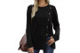 Women's Long Sleeves Round Neck Row Button Tops Women's Long Sleeves Round Neck Row Button Tops