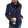 Ladies  Stand-Up Collar Fleece Zipper Coat Ladies  Stand-Up Collar Fleece Zipper Coat