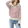 Polo Neck Striped Sweater Polo Neck Striped Sweater