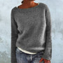 Round Neck Basic Style Sweater Round Neck Basic Style Sweater