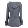 Womens Horn Button Fleece Thicken Coat Womens Horn Button Fleece Thicken Coat